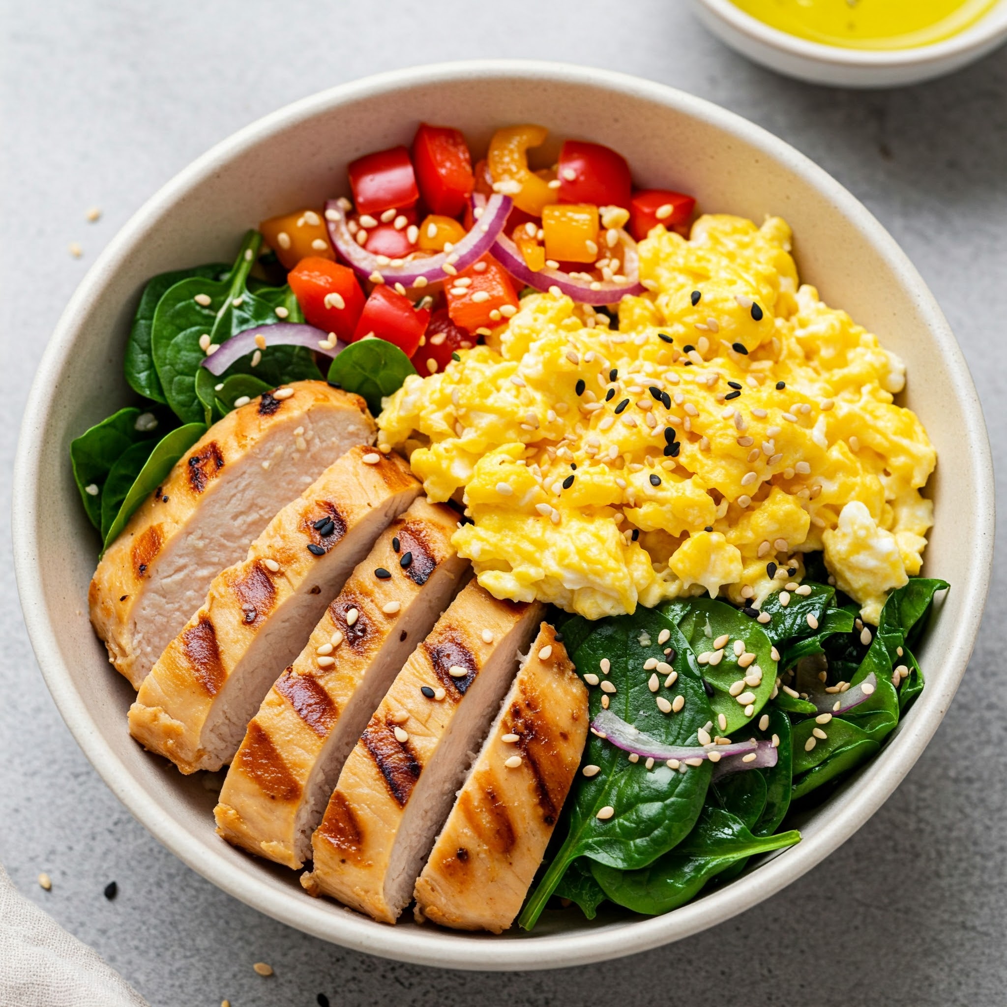 High-Protein Turkey and Egg Power Bowl